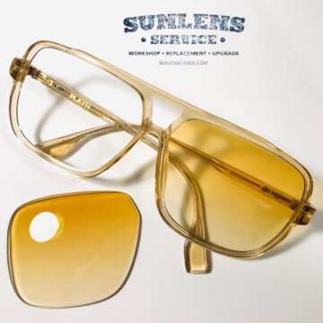 sun LabLens vintage yellow